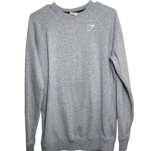 Gymshark Light Gray Crewneck Sweater